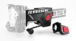 Risk Racing - 395 Universal Fit Off-Road RIPPER Automated Goggle roll-off system (Black