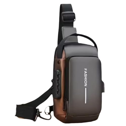 Mochila Slim Bag Impermeável, Design Moderno, Compartimentos Múltiplos para acessórios e com senha Combinada
