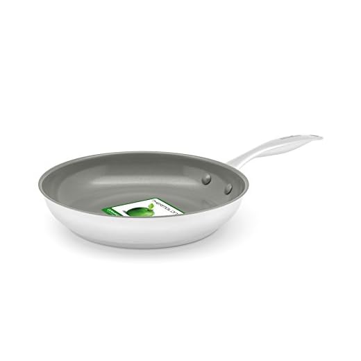 GREENCHEF CC000869-002 Stekpanna, Rostfritt Stål, Silver, 28 cm