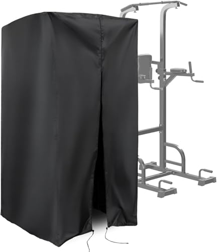 Cubierta para estación de inmersión de torre de potencia, cubierta de soporte de barra de dominadas para torre de potencia, soportes de inmersión de entrenamiento de fuerza, impermeable y a prueba de