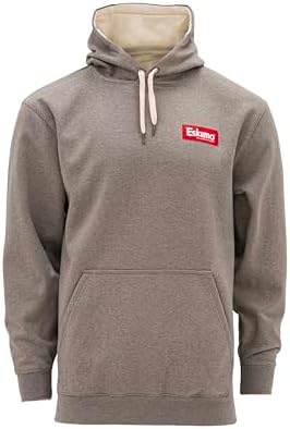 Eskimo® Lakeside Hoodie, Cotton, Unisex, Large, Gray, 47078