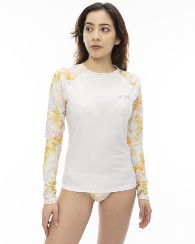 [r{] bVK[h PEACEFUL PALMS RAGLAN LS RASH fB[X MUL