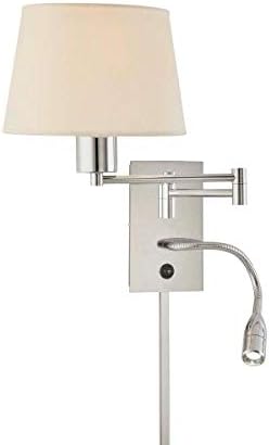 George Kovacs P478-077, Georges Reading Room, 2 Light Swing Arm Wall Sconce, Chrome