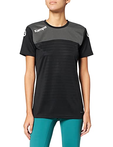 Kempa Damen Trikot Emotion 2.0 Trikot, Schwarz/Anthra, XL, 200316401