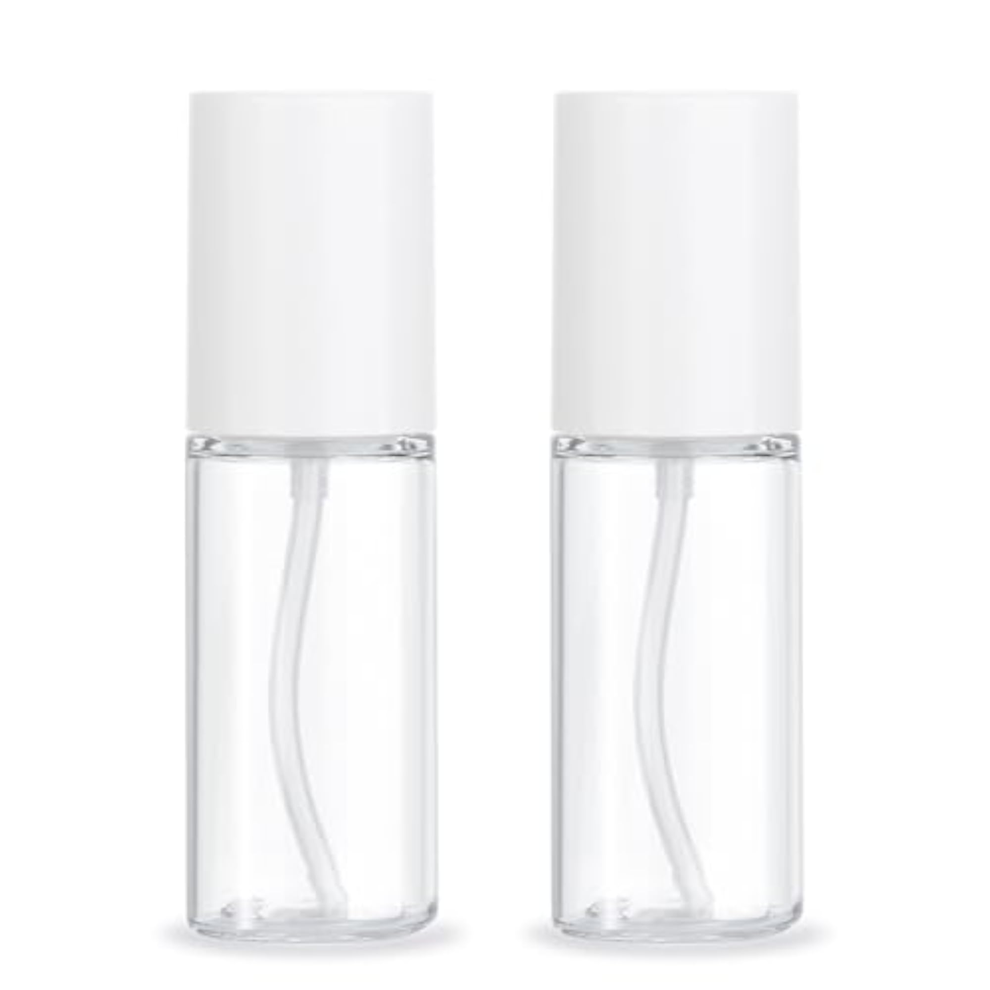 2pcs Cosmetic Pump Container for Cream Essential Oils, 1.6oz