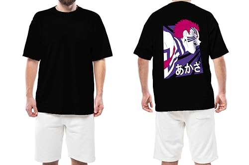 Image of Men's Teddy Oversized Printed Cotton Rich Round Neck Half Sleeves Tshirt