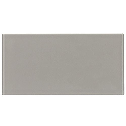 Modern 4X8 Subway Taupe Glossy Glass Mosaic Tile Kitchen Backsplash Bathroom Mto0138 #TOP8
