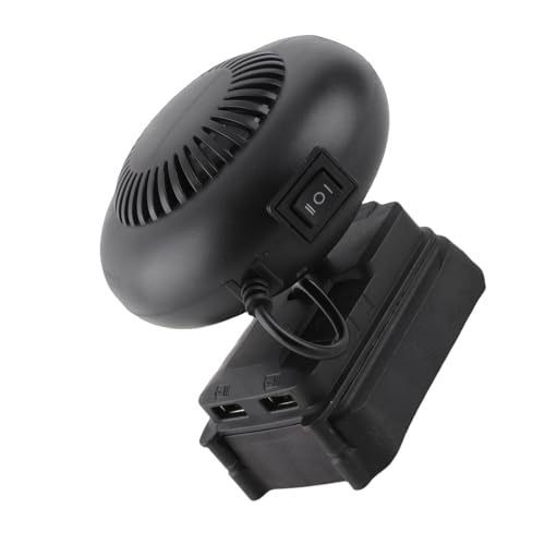 Calefactor Portátil Sin Cables Compatible Con Baterías BAT609 BAT609G BAT610G 2 Niveles De Temperatura Ajustable 360 Grados De Rotación Inclinación 50-60 Grados USB Para Talleres Y Fábricas