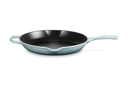 Image of Le Creuset Enameled Cast Iron Signature Round Skillet, 11.75 inch, Sea Salt