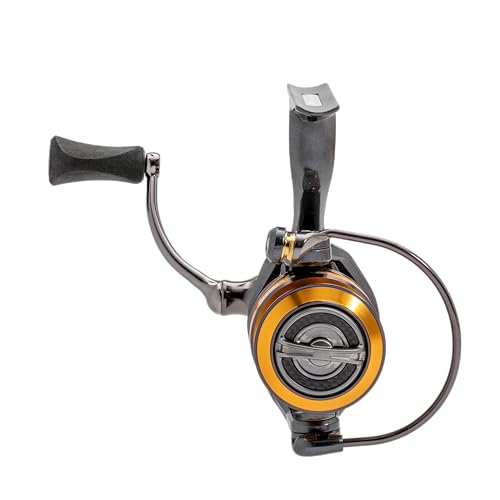 Image of Lew's Custom Lite 200 SS Spinning Fishing Reel, Size 200 Reel, 10+1 Bearings, 6.2:1 Gear Ratio, Tanso Tech Frame, Shallow Spool, Aluminum Speed Gears, Hybrid Carbon Drag, Reversible Retrieve, Gray