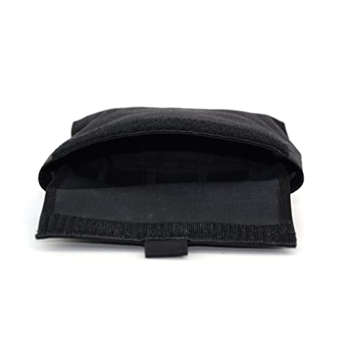 Side Molle Edc Pouches For Tactical Backpack Waist Belt Attachment Military Surplus 6X6 6X8 Eva Foam Pad Plate 1000D Nylon Compact Utility Water-Resistant Pouch 2 Pack (Black) #TOP3