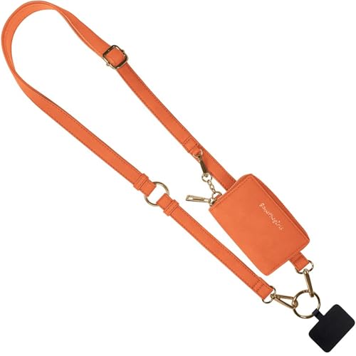 Save the Girls Clip and Go Brushed Vegan Phone Lanyard