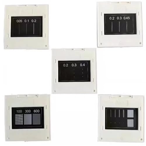 Microscope accessories kit 5PCS 50X50mm single double triple slit grating interference experiment instrument diffraction grating physical experiment microscope slide