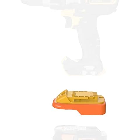 X-Adapter 1x Adapter for DeWalt 20v MAX XR Cordless Tools Works On Ridgid 18v (Not Advanced) Batteries- Adapter Only, Black (LQ-DW) Cover