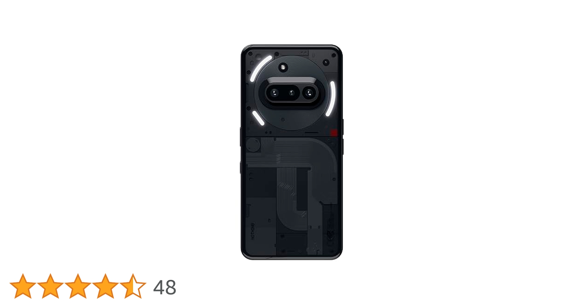 Amazon | Nothing Phone (3a) 8+128G Black スマートフォン本体