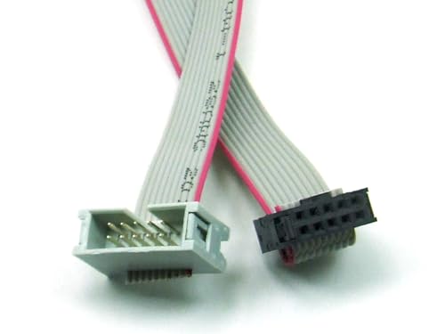 POPESQ® 1 piezas x IDC Cable de extension 10 pines 50cm 2.54mm Conector #A1917