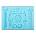 YABONAN Roman Column Silicone Fondant Molds Greek Marble Pillars Bas Relief Retro European Pattern Clock Mold for Cake Decorating Cupcake Topper Chocolate Candy Gum Paste Polymer Clay