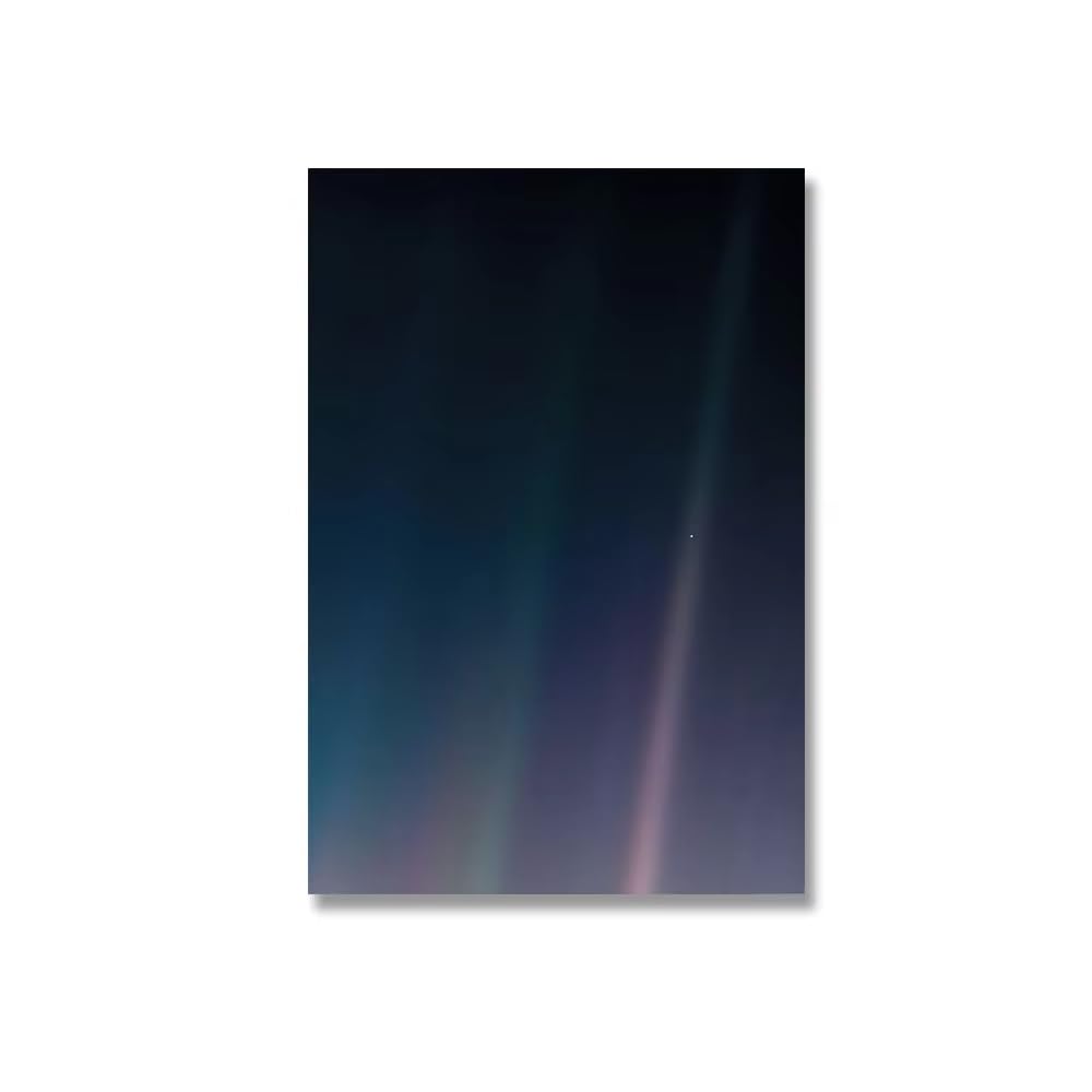IHHGNB Pale Blue Dot Aesthetics Posters Colorful Comics Canvas Painting Wall Art Prints for Living Room Home Wall Decor(70x100cm(28x39in)/No frame)
