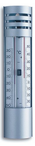 Gartenthermometer TFA 10.2007 Min-Max Alu-Thermometer