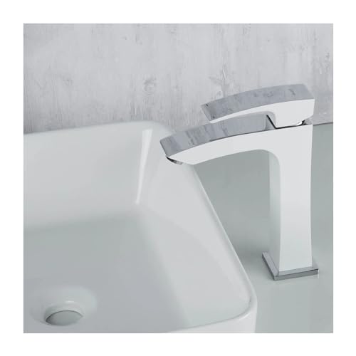 Robinet de salle de bain chromé de haute précision finition chrome white d'exception - 3