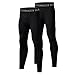Geanrastn Boys Athletic Leggings Youth Compression Leggings Pants Tights Athletic Base Under Shorts for Basketball Running Hockey Jiu Jitsu 2 Packs (as1, Alpha, l, 2 Packs)