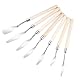 JIEYAO 7 Stück Edelstahl Malmesser Set,Acrylmalerei Spachtel Palettenmesser mit Holzgriff Malerspachtel Farbspachtel Malwerkzeug Spachtel Werkzeug zum Ölfarben Gouachea Aquarell Felsmalerei