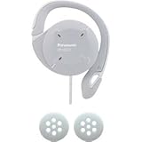 Panasonic Clip-On Lightweight Jogger Headphones - White