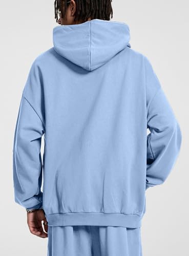 Mi Bo Tong Oversized Mens Hoodies Streetwear Unisex Sweatshirt Heavyweight Sports Full Zipper Plain Hoody4