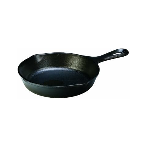 Lodge L3SK3 Round Skillet with Handle, 16.5 x 3.1 cm, Black Cover