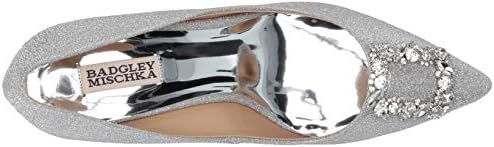 Badgley Mischka Women's Carrie Pump, Silver, 8.5 M US | Image 4