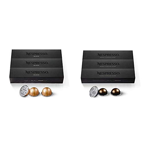 Nespresso-VertuoLine-Coffee-Capsule-Bundle-Melozio-and-Double-Espresso-Scuro-10-Count Nespresso VertuoLine Coffee Capsule Bundle Melozio and Double Espresso Scuro 10 Count