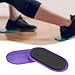 Vaveren 2Pcs Exercise Core Sliders Ab Floor Gliders Strength Training Lightweight Slide Pads Sliding Discs for Home Yoga, Violet