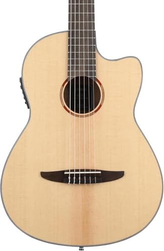 Image of Yamaha NCX1 NT Cutaway Acoustic-Electric Nylon-String Classical Guitar, Natural