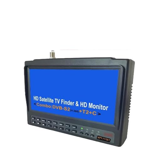 Probador de TV Buscador de medidor satélite digital combinado KPT-717S/T DVB-S2 DVB-T/T2 DVB-C H.265 vs. KPT716TS V8 Finder 2 ST-5150