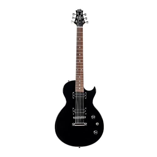 BABILON ECLIPSE-BK Serie B Guitarra Eléctrica de Cuerpo Sólido Color Negro