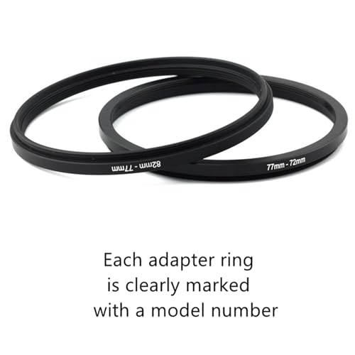 Besvalo 18PCS RING Filter Ring Adapter Set 18 Pieces, Camera Lens Filter Stepping Rings Kit thumb #5