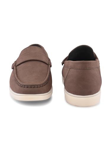 Image of Prolific Men's Slip-On Super Cushioned Loafer Shoes|Stylish & Comfortable with Soft Cushioned Insole