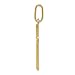 FindingKing 14K Yellow Gold Cross Pendant Charm Religious 30mm (1.18