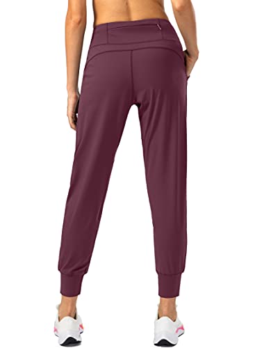 Image of Soothfeel Women's Joggers with Zipper Pockets High Waisted Athletic Workout Yoga Pants Joggers for Women