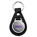 Black Leather University of Mount Union Secondary Logo Keychain