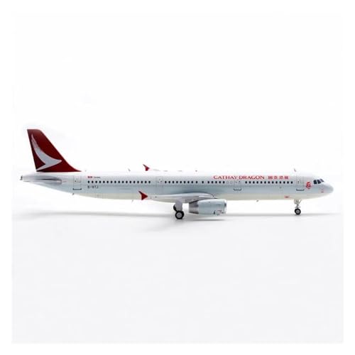 Avión de aleación Cathay Dragon A321 réplica diecast para vitrinas 4