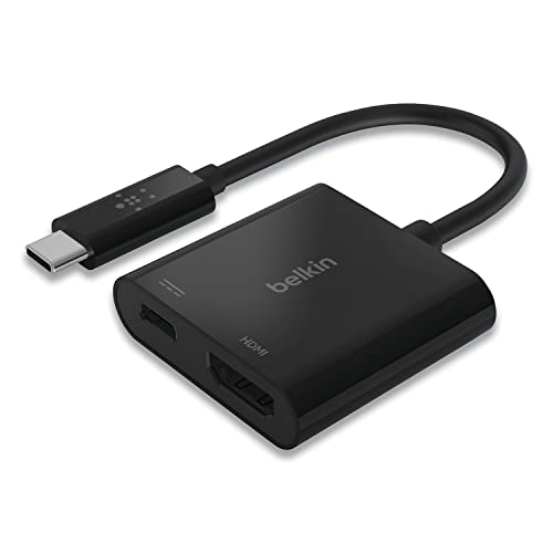 Belkin USB-c to hdmi + Charge Adapter, hdmi/USB-c(f)/USB-c(m), 2.53