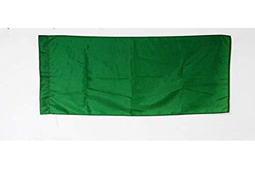 AZ FLAG - Drapeau course automobile vert - 90x60 cm - Drapeau De Commissaire 100% Polyester Avec Fourreau et Cordelette - Pavillon 45 g