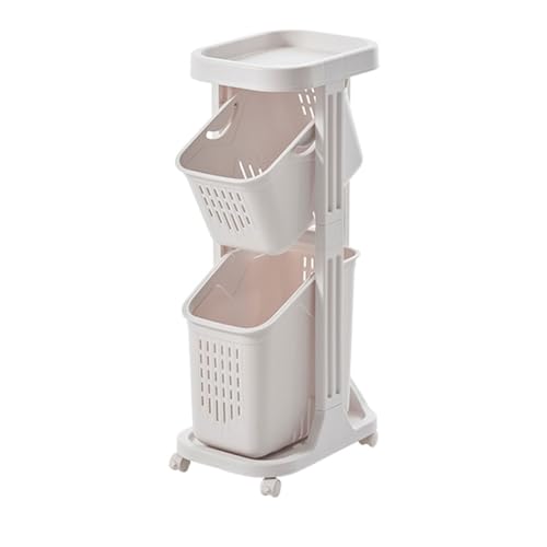 VSKXFDDB Organizador de Cocina Cesta para la Ropa Sucia, Organizador Multifuncional para la Colada, clasificador, Cesta para la Colada, Organizador para la Colada y el baño