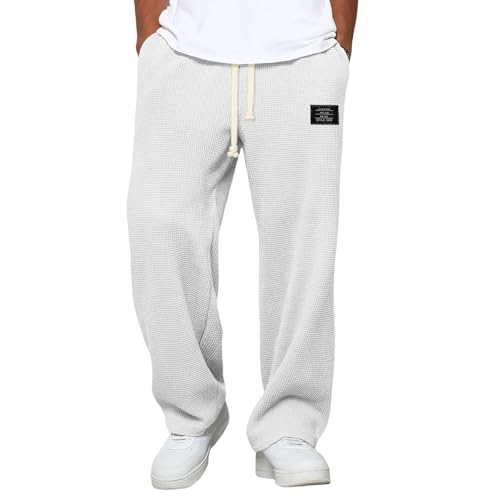 Pantalon de loisirs pour homme coupe droite confortable et décontracté coloris classique