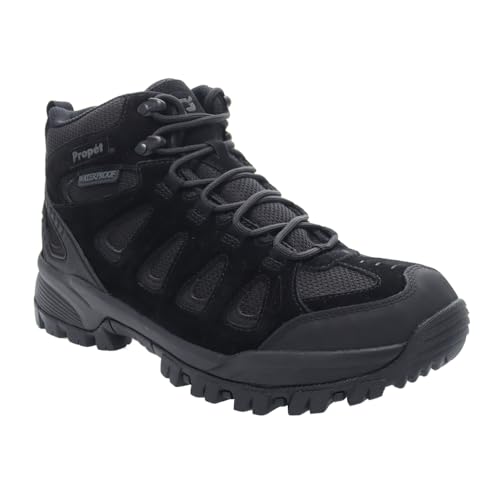 Image of Propet Mens Ridge Walker Round Toe Hiking Casual Boots Ankle - Black