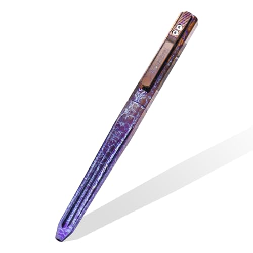 Stylo à bille en titane compact pour vos notes au quotidien avec clip de poche