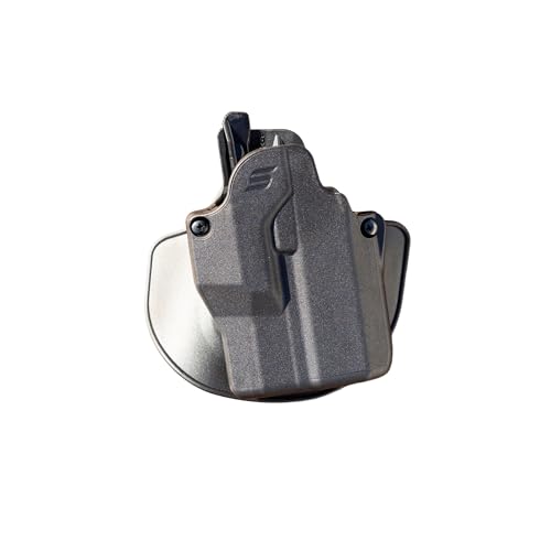 Safariland Solis ALS Concealment OWB Holster, Compatible with Sig Sauer P365 XMacro w/TLR-7 or Similar, Plain Black, Left Hand, Paddle Only