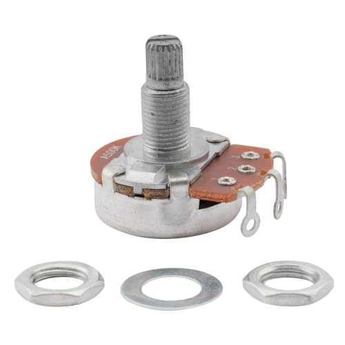 Musiclily Metric Full Size 18mm Split Shaft Pots A500K Guitar Potentiometers (2 Pieces) - Image 4