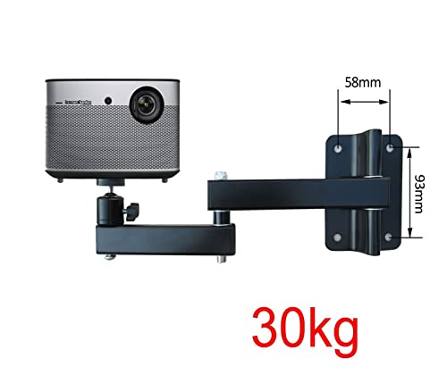 Soporte pared proyector extensible LCD-122PR fuerte con inclinación y giro 360 3